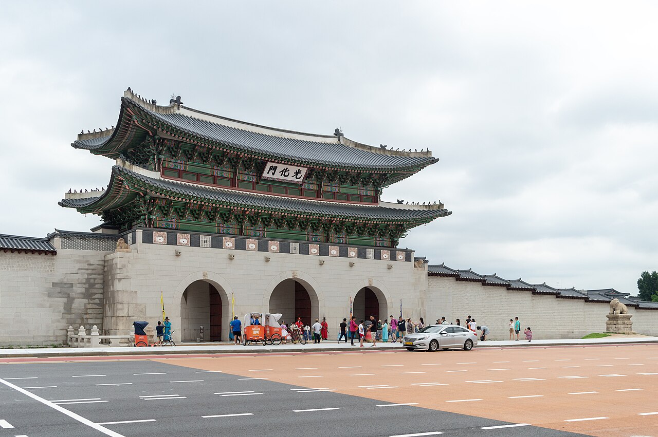 Gwanghwamun-Tor, Gyeongbokgung-Palast, Seoul